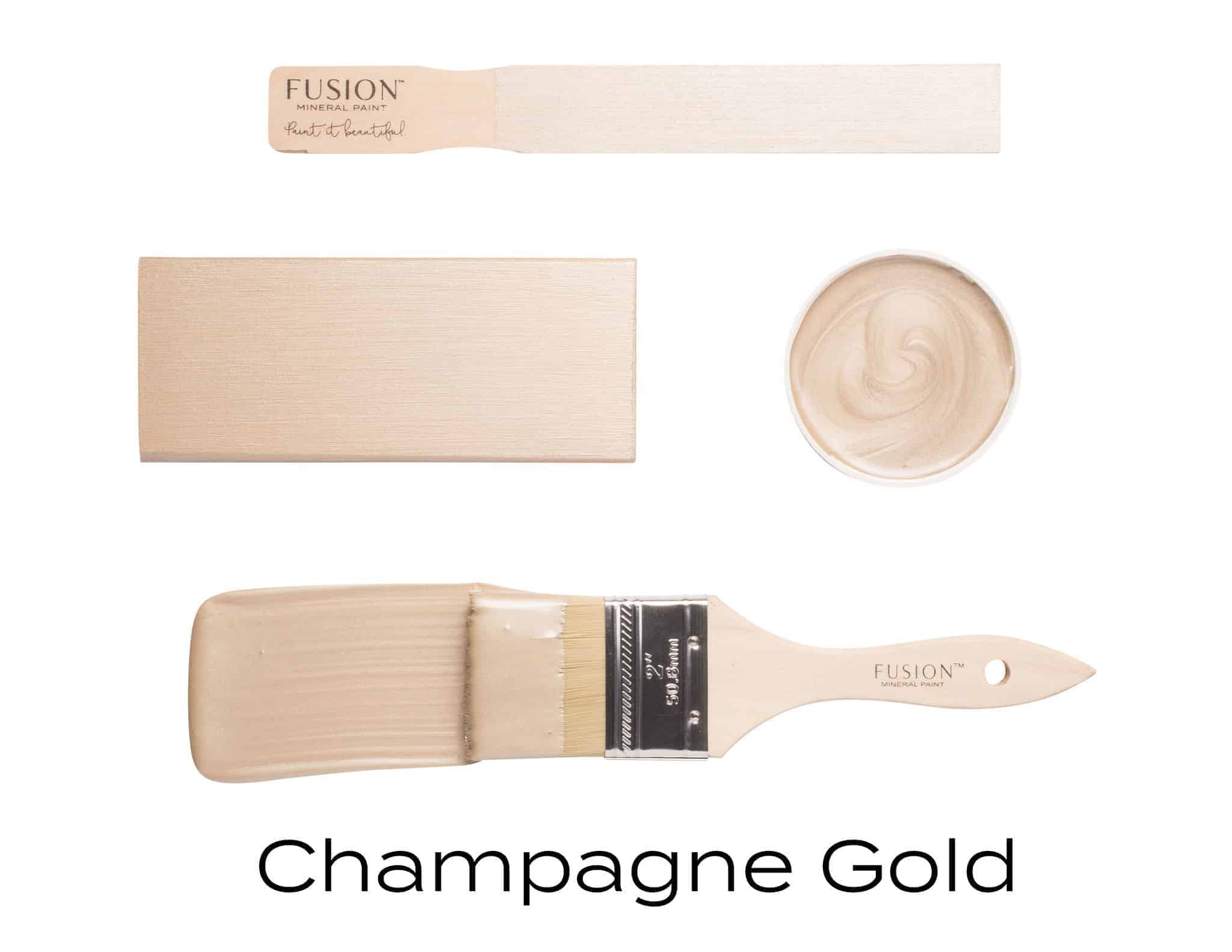Fusion Mineral Paint Metallics CHAMPAGNE GOLD