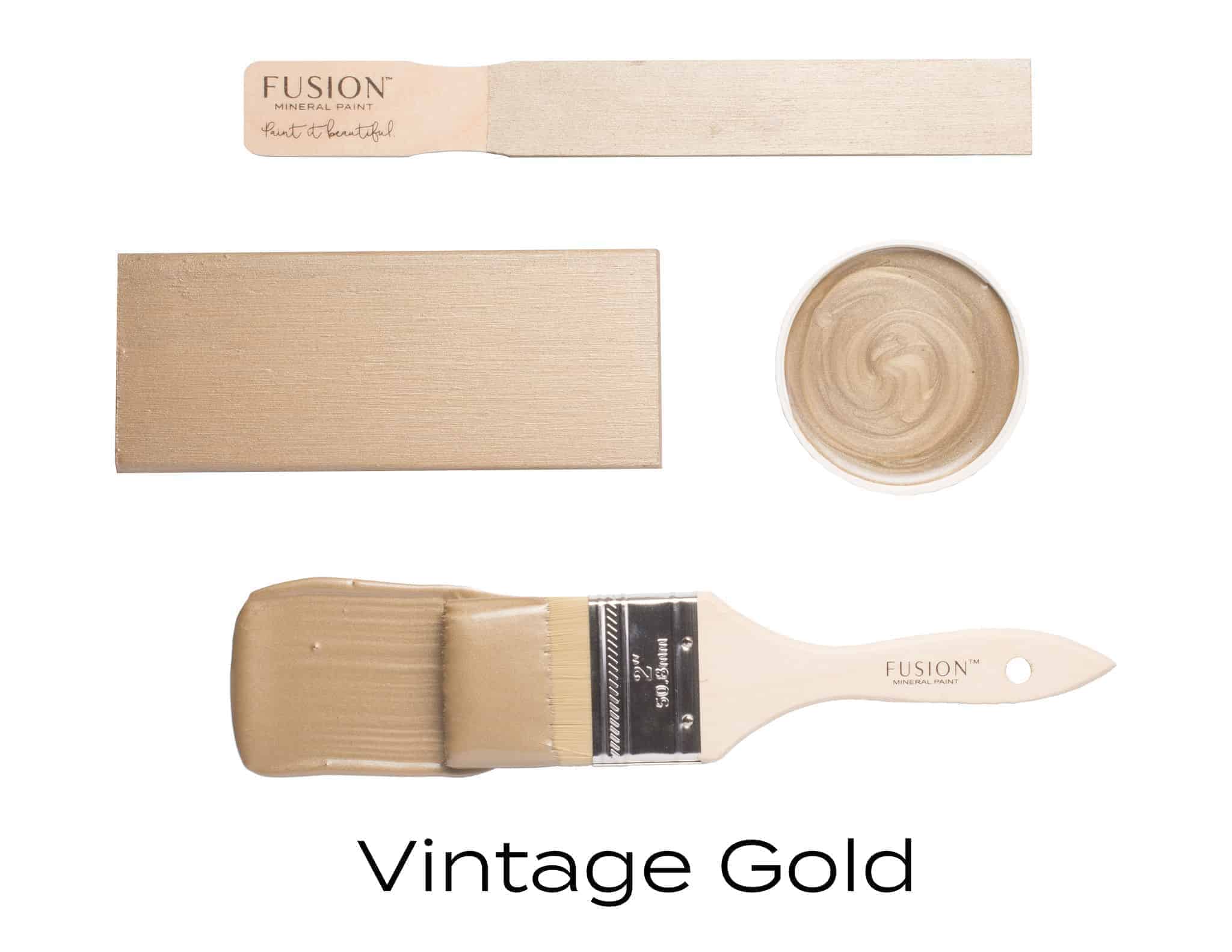Fusion Mineral Paint Metallics VINTAGE GOLD