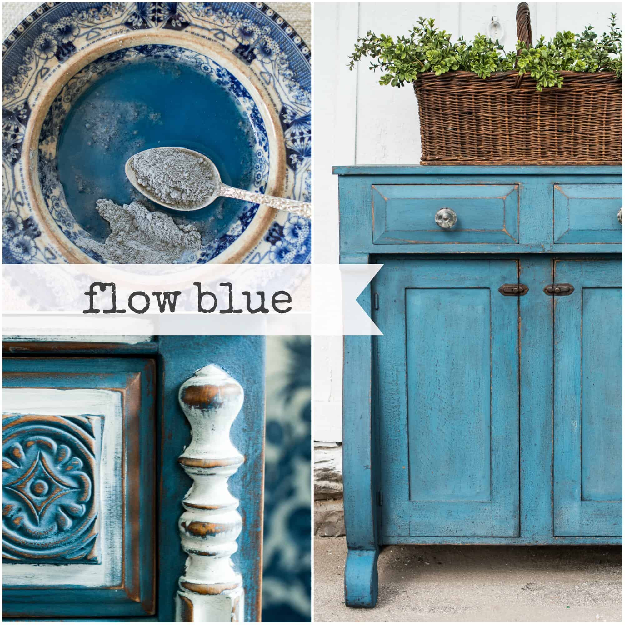 flow blue Collage