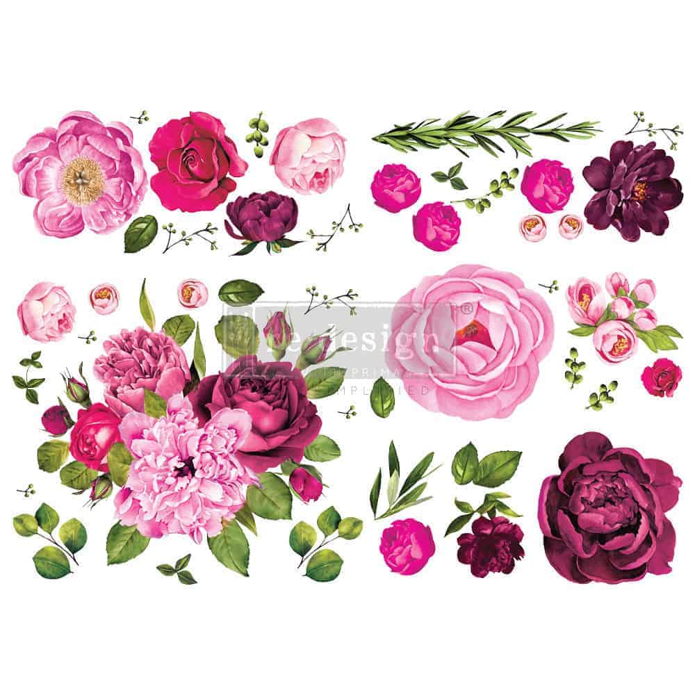 re-design with PRIMA siirdepilt LUSH FLORAL
