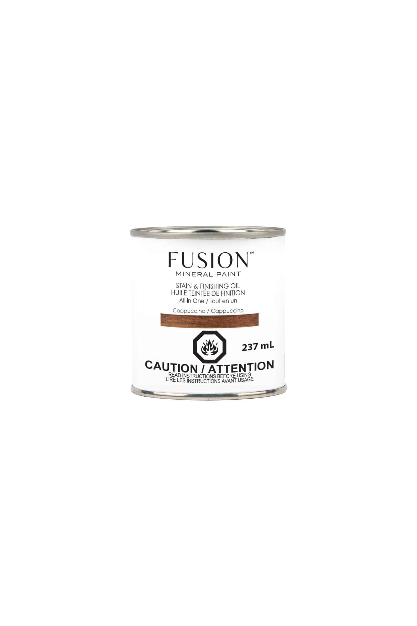Fusion Mineral Paint Stain & Finishing Oil CAPPUCCINO