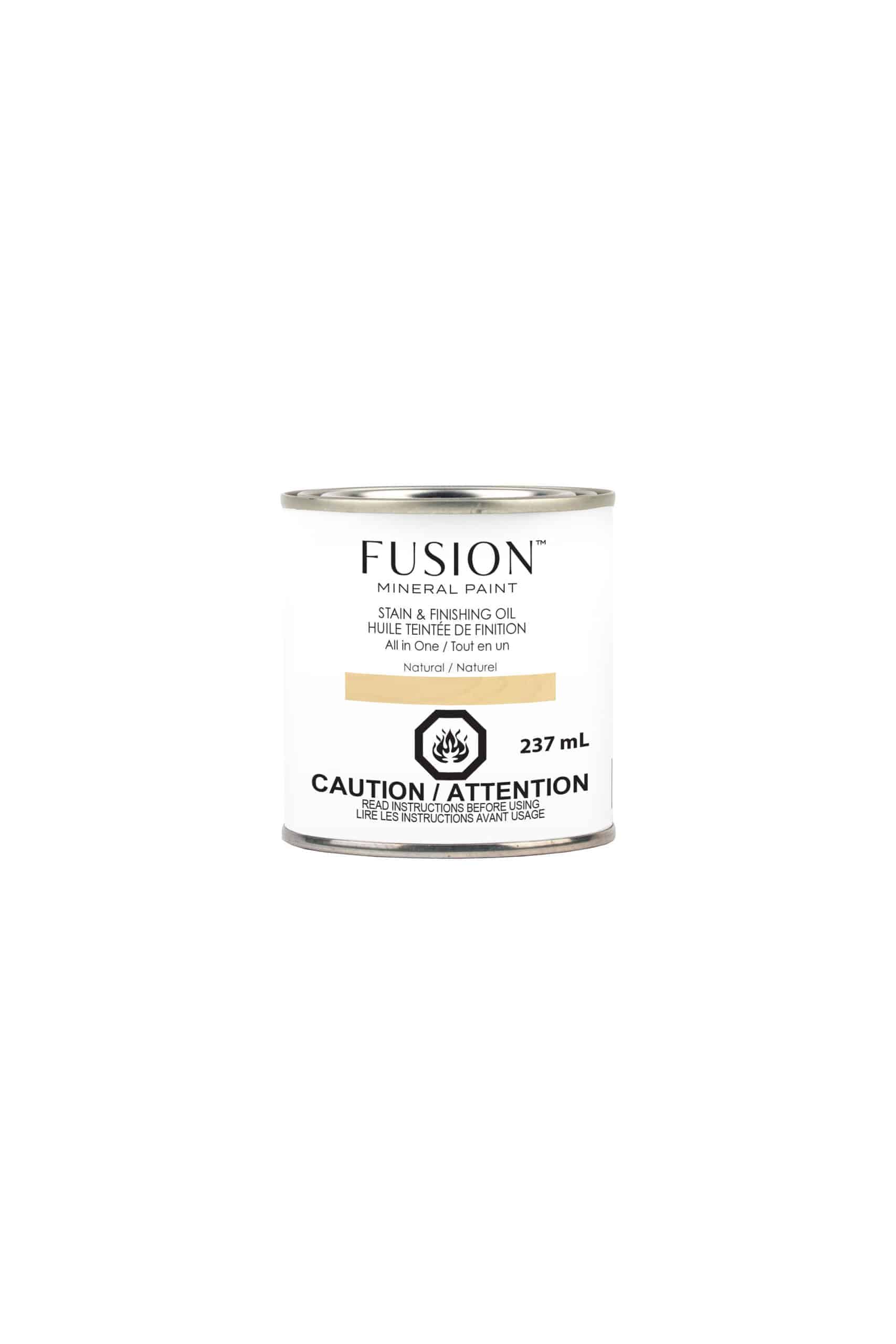 Fusion Mineral Paint Stain & Finishing Oil NATURAL