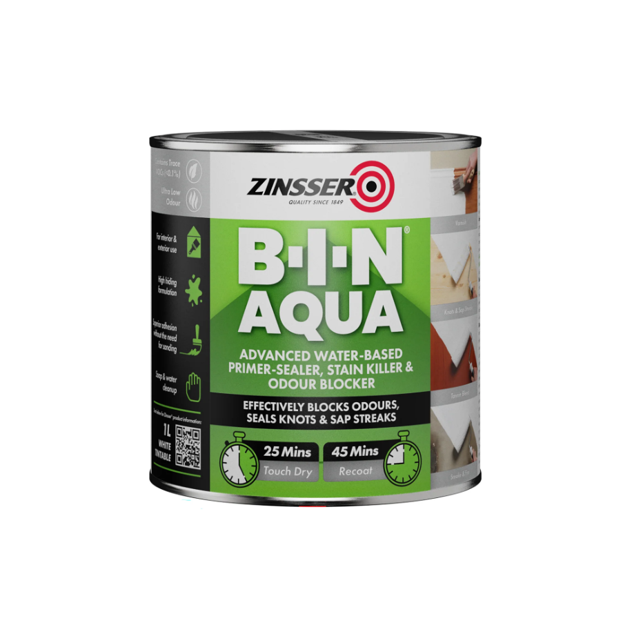 Blokeeriv kruntvärv ZINSSER BIN AQUA