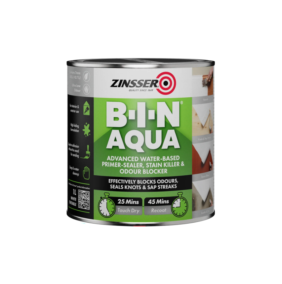 Blokeeriv kruntvärv ZINSSER BIN AQUA Blokeeriv kruntvärv ZINSSER BIN AQUA