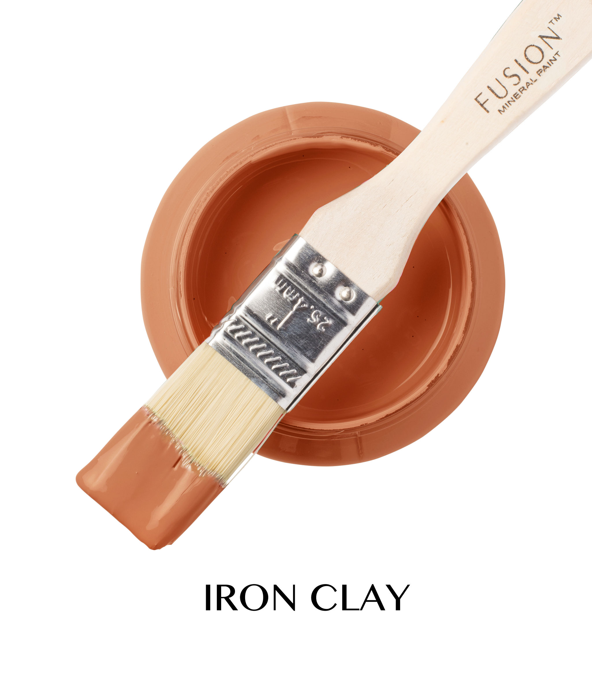 T1IRONCLAYTEXT Fusion Mineral Paint IRON CLAY