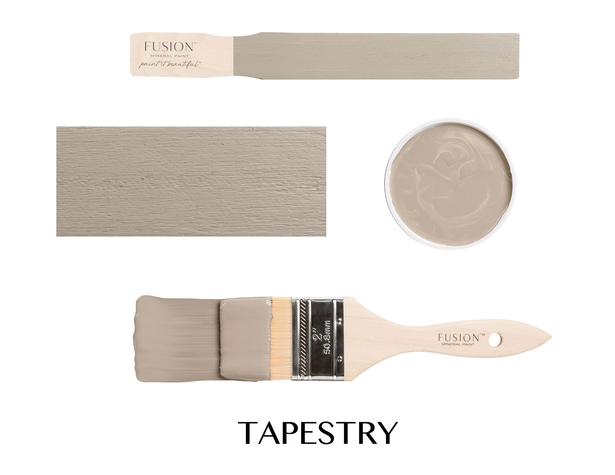 VÄRVINE PINTSEL JA VÄRVINÄIDIS TOONIS Fusion Mineral Paint TAPESTRY
