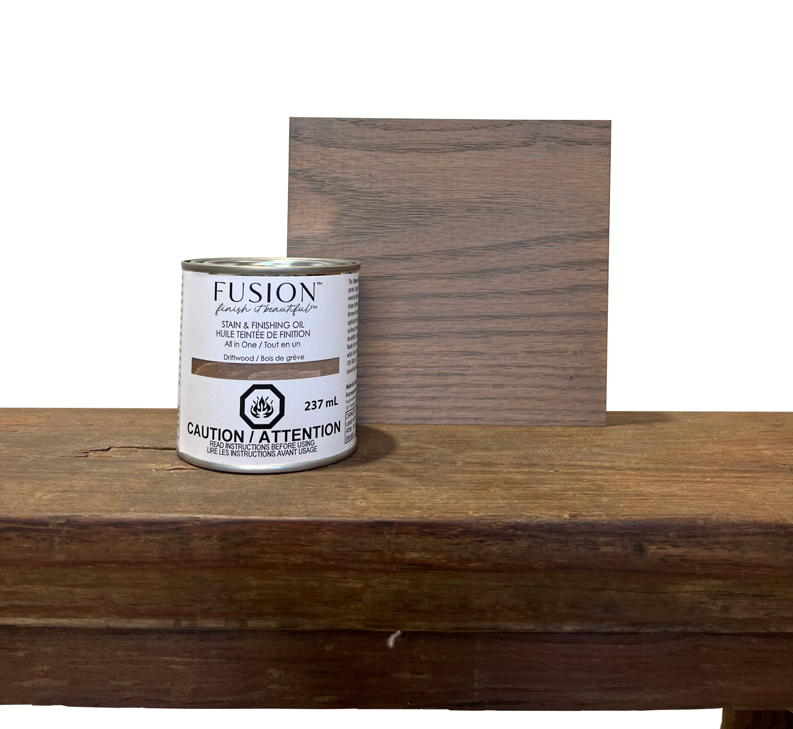 SFOblock-Driftwood Fusion Mineral Paint Stain & Finishing Oil DRIFTWOOD
