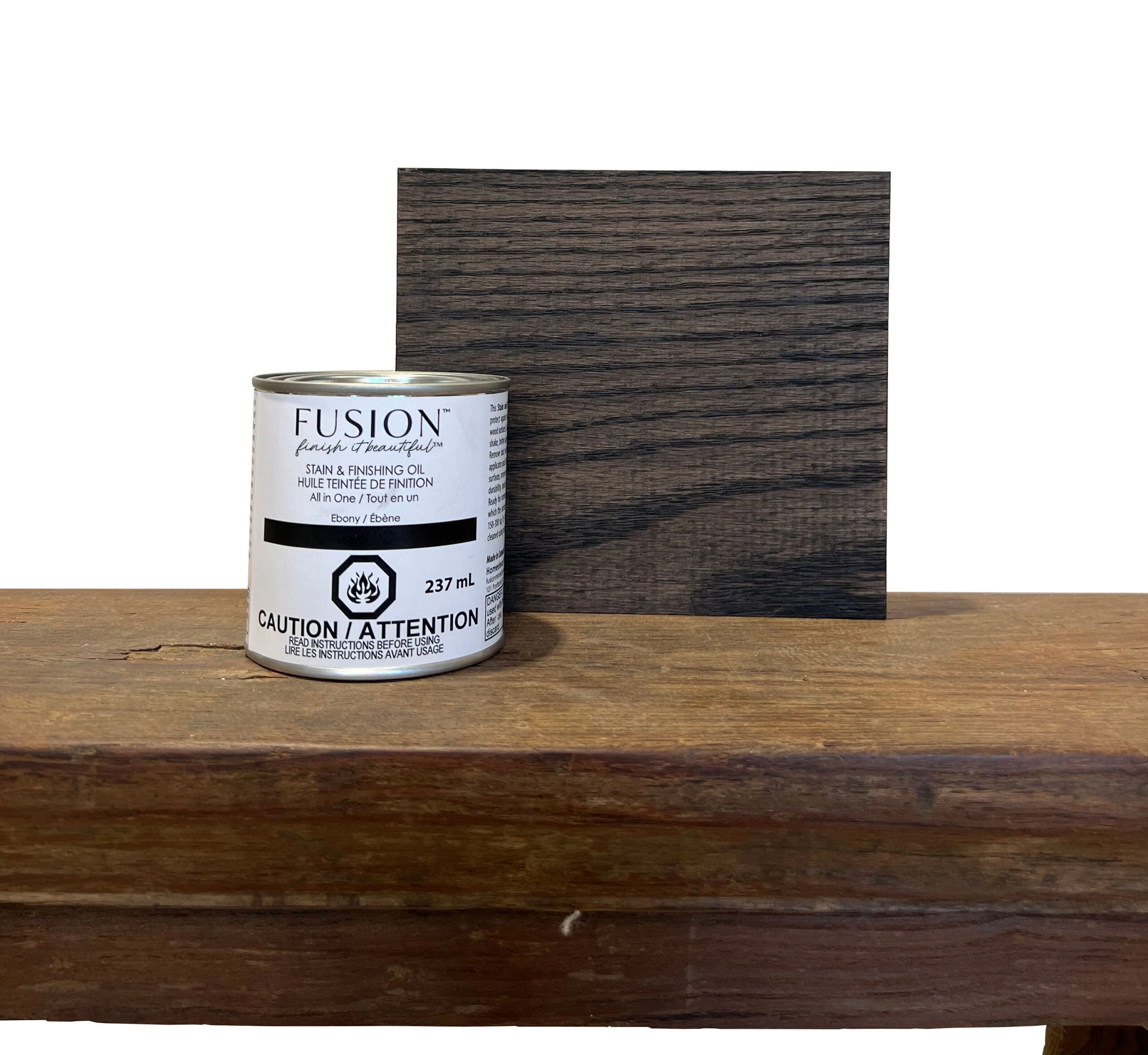 SFOblock-Ebony Fusion Mineral Paint Stain & Finishing Oil EBONY