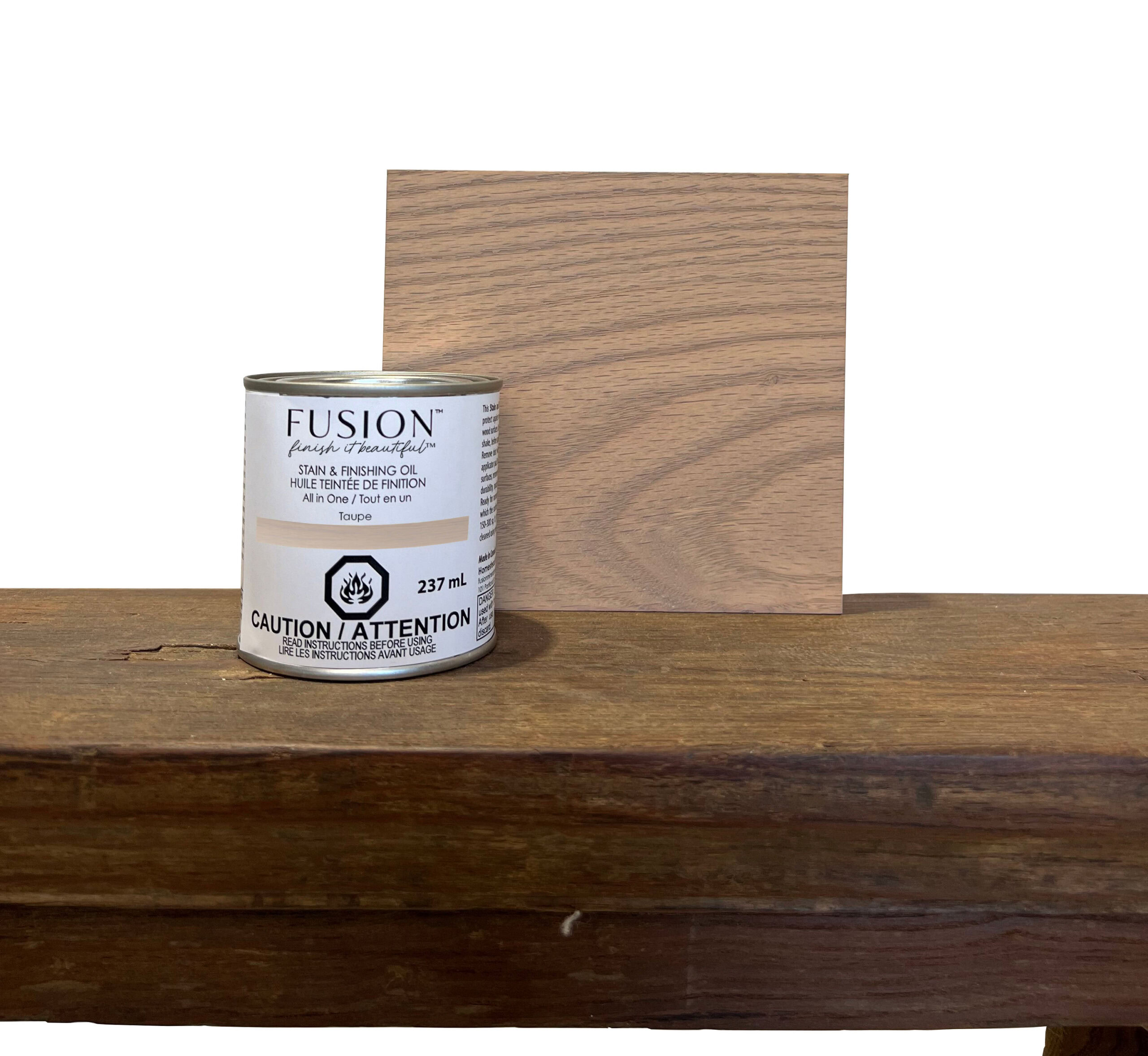 SFOblock-Taupe Fusion Mineral Paint Stain & Finishing Oil TAUPE