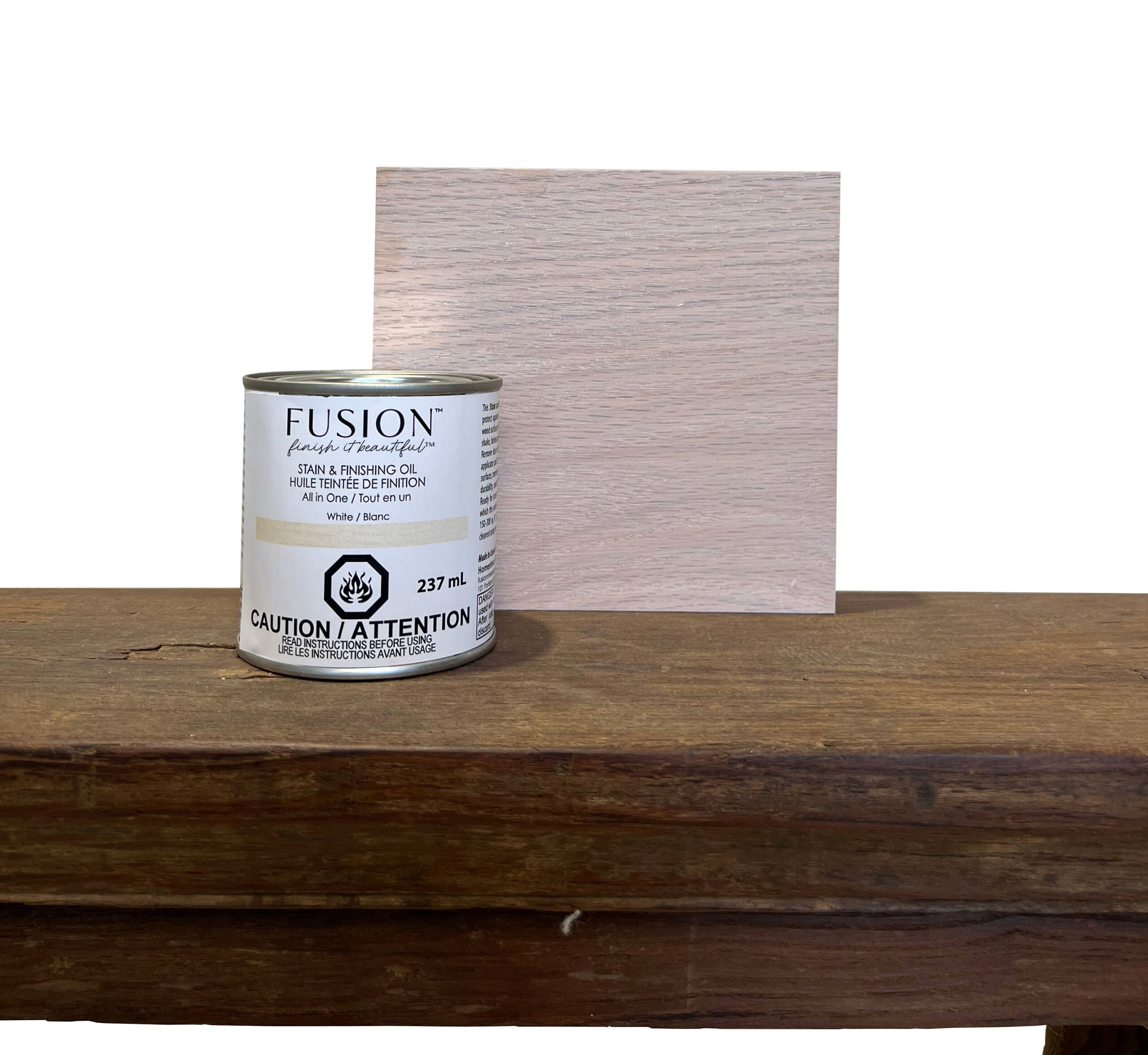 SFOblock-White Fusion Mineral Paint Stain & Finishing Oil WHITE