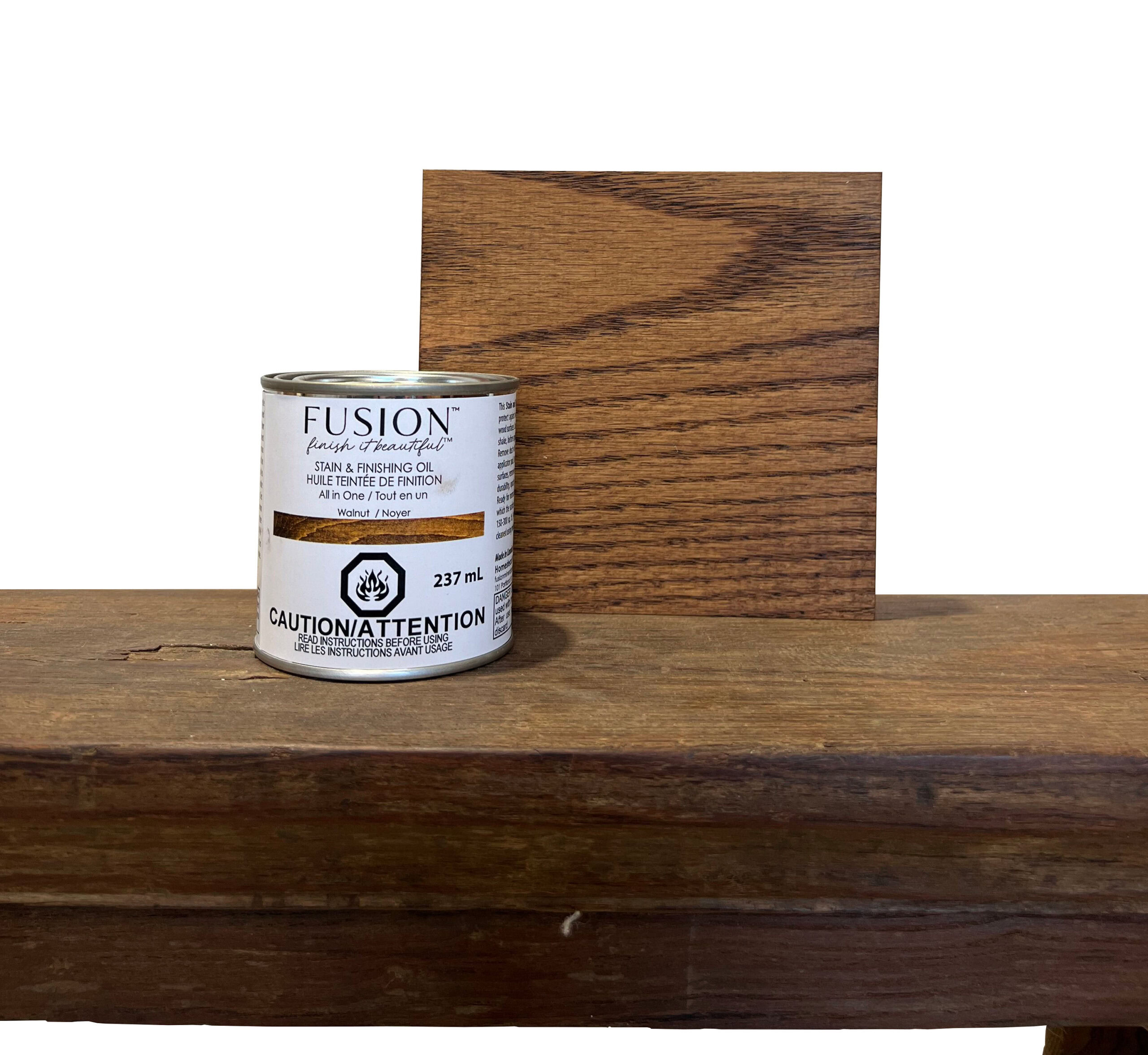 SFOblock-Walnut Fusion Mineral Paint Stain & Finishing Oil WALNUT