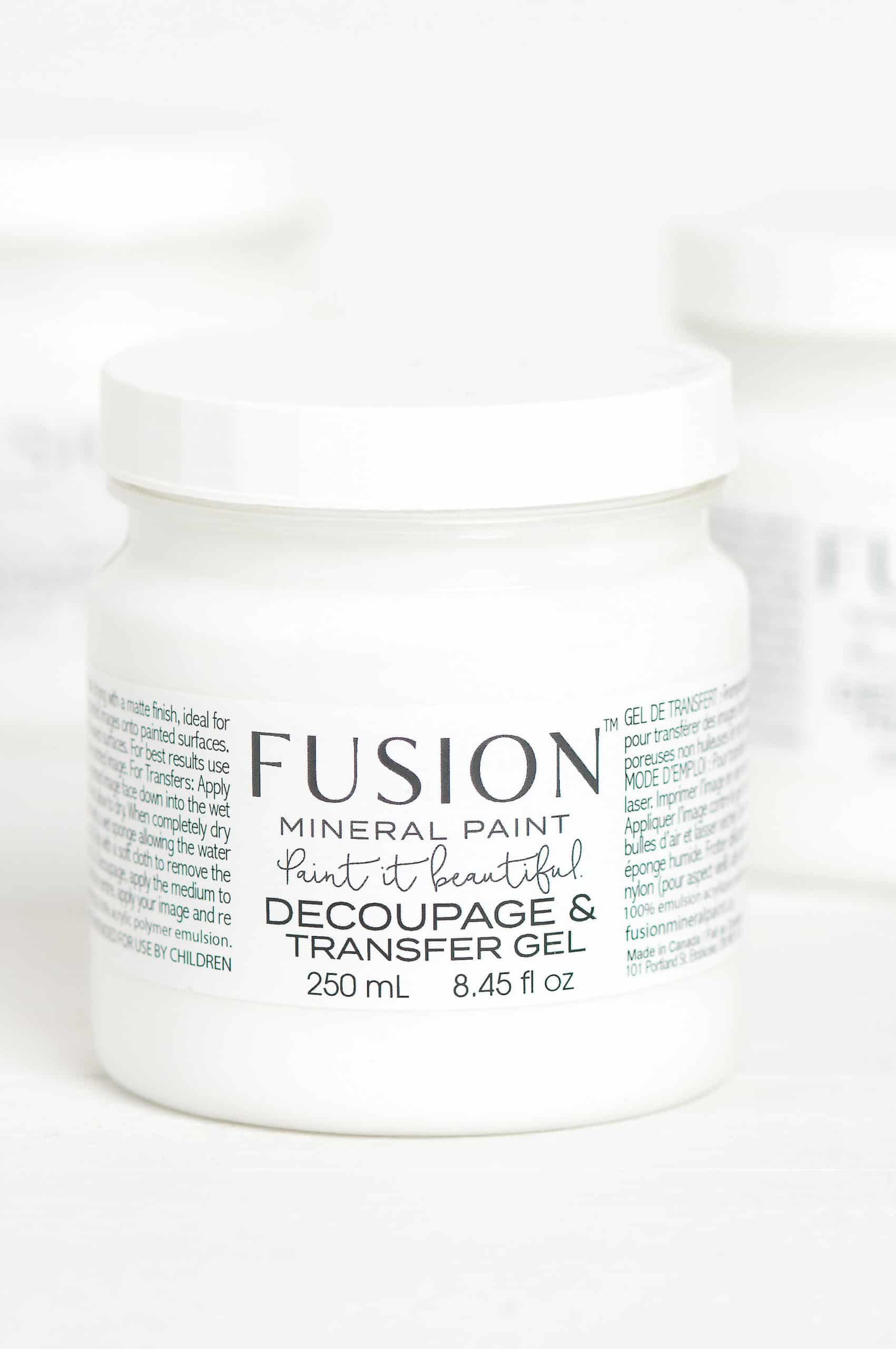 Fusion Mineral Paint Decoupage & Transfer Gel